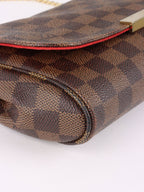 Louis Vuitton Damier Ebene Favoriite MM Bag.
