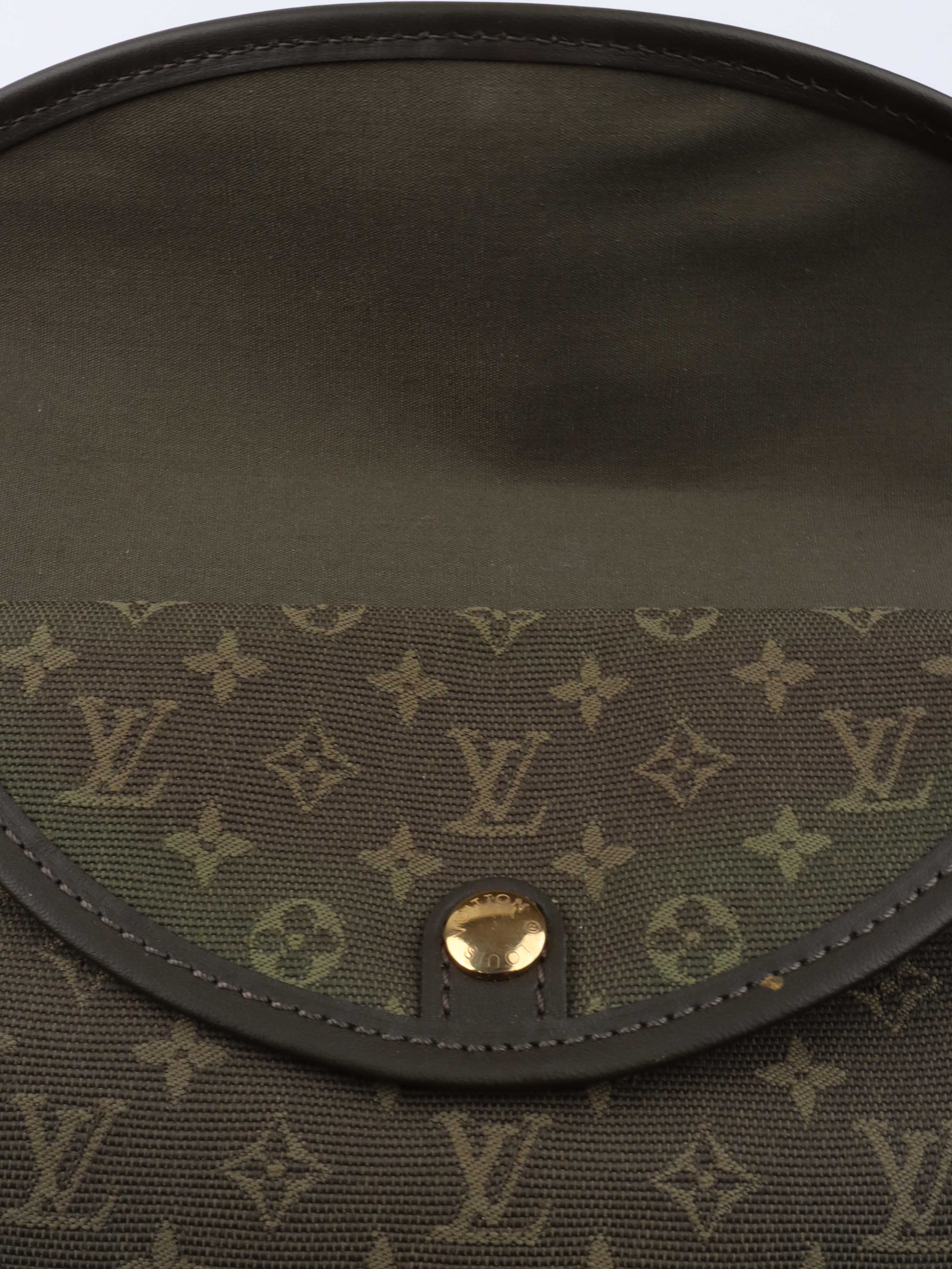 Louis Vuitton Khaki Denim Pochette.