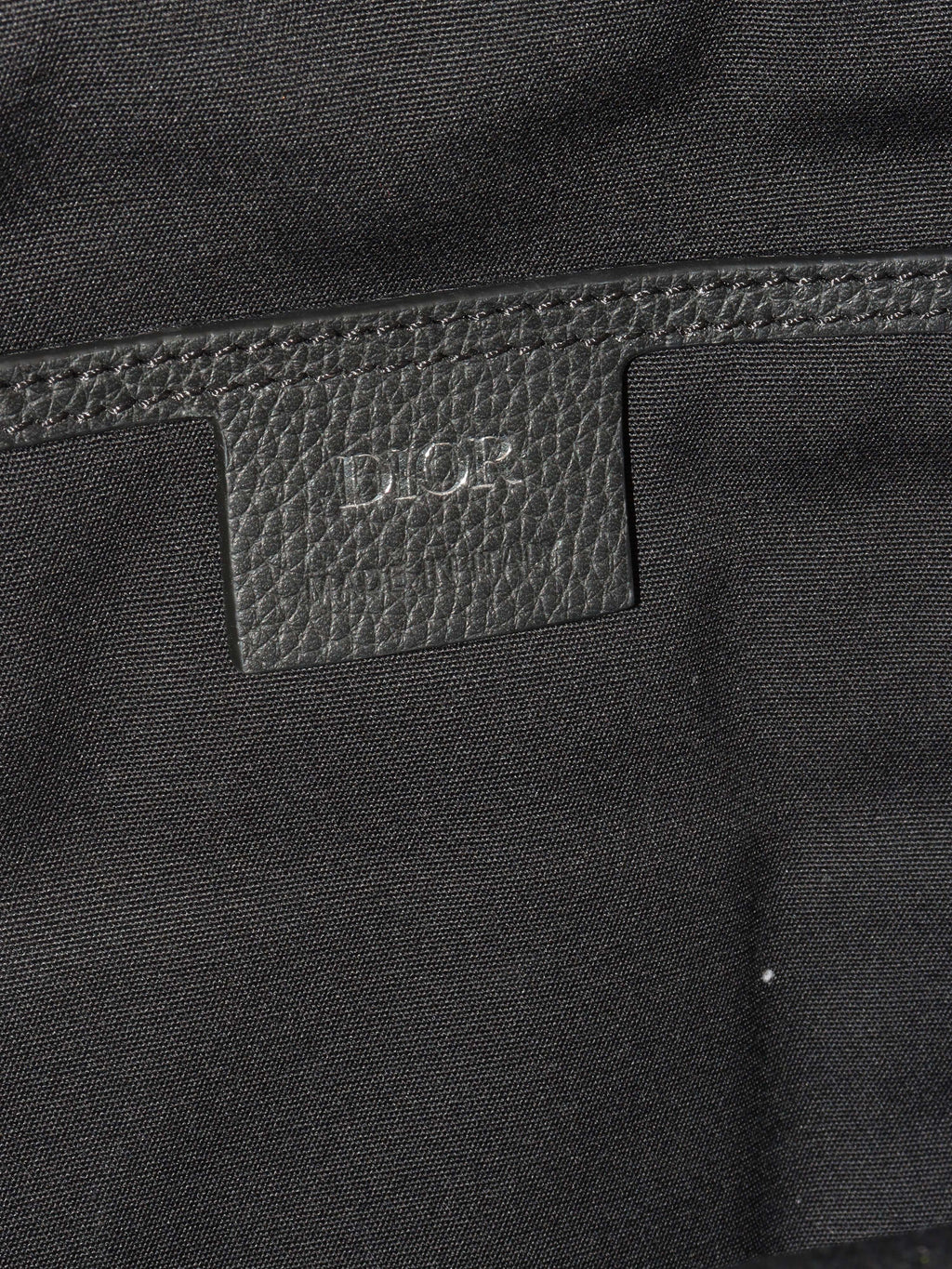 Dior Blue Oblique Canvas Crossbody Sling Bag.