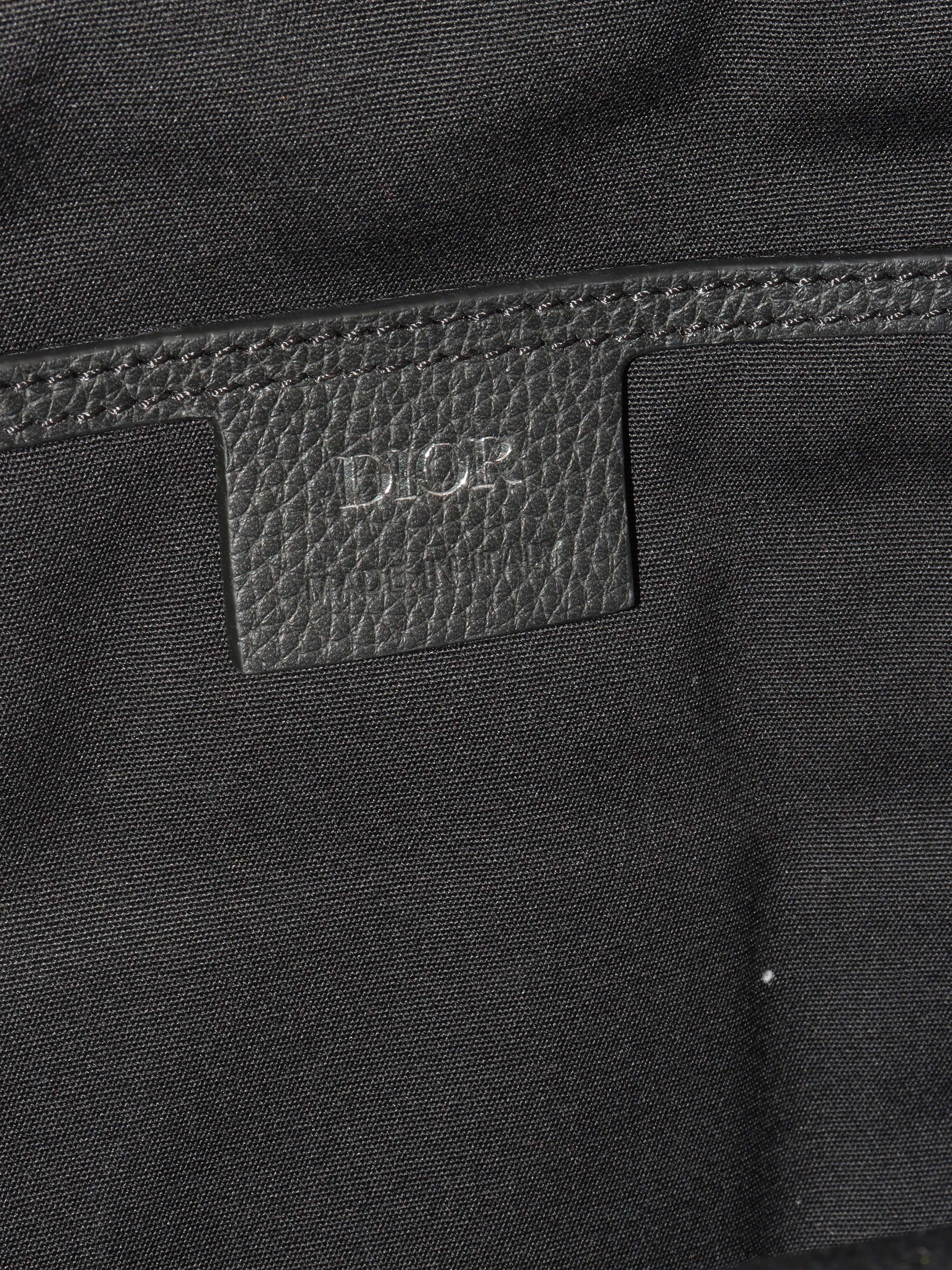 Dior Blue Oblique Canvas Crossbody Sling bag