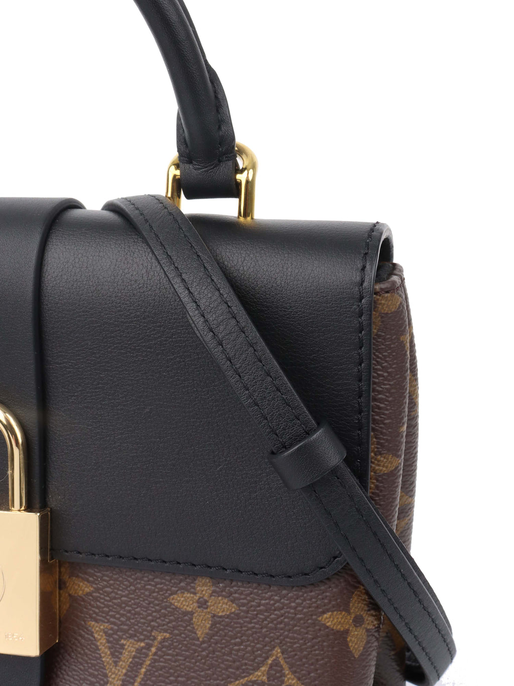 Louis Vuitton Black & Monogram Locky BB