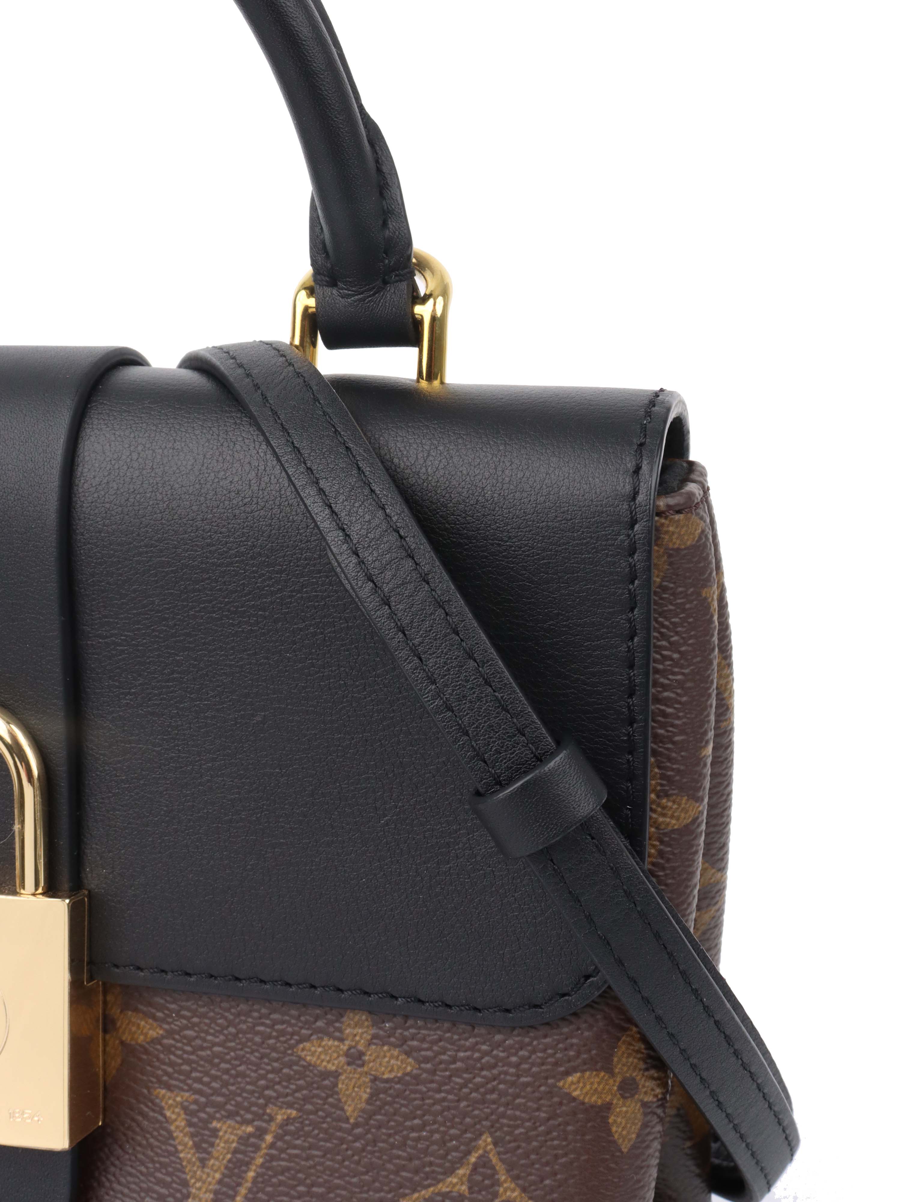 Louis Vuitton Black & Monogram Locky BB