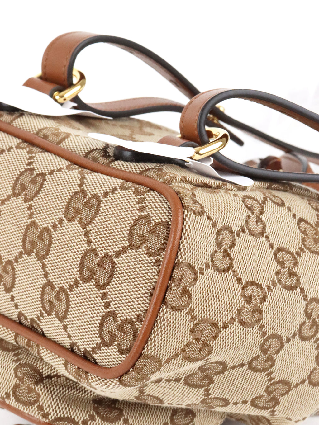 Gucci Bamboo GG Canvas Mini Backpack