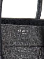 Celine Black Mini Luggage Bag