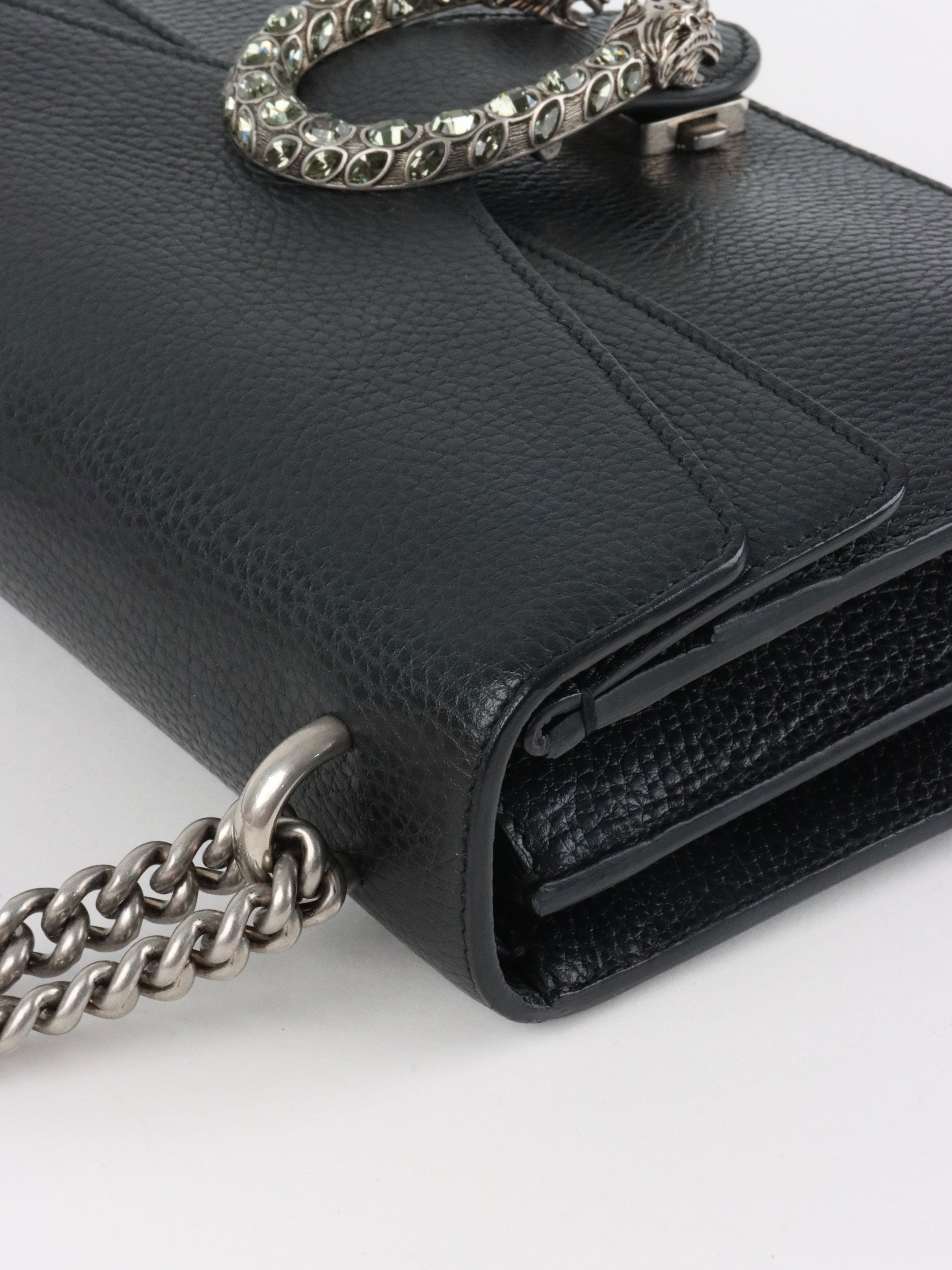 Gucci Small Black Dionysus Bag.