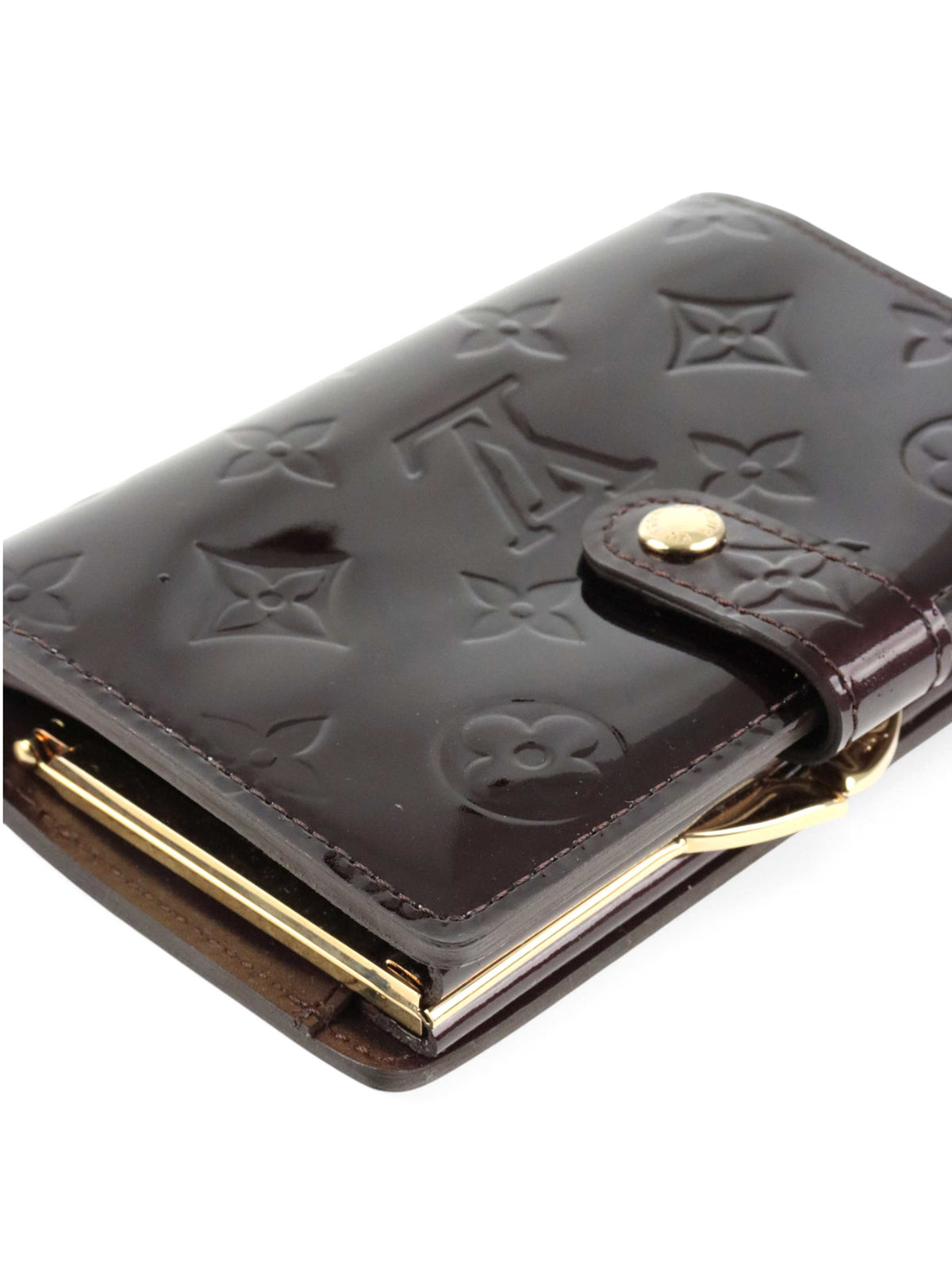 Louis Vuitton Amarante Monogram Vernis Bifold Wallet