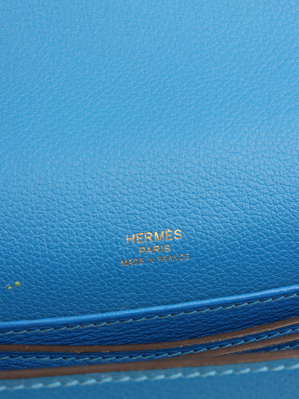 Hermes Mini Roulis Bag in Bleu Hydra GHW.