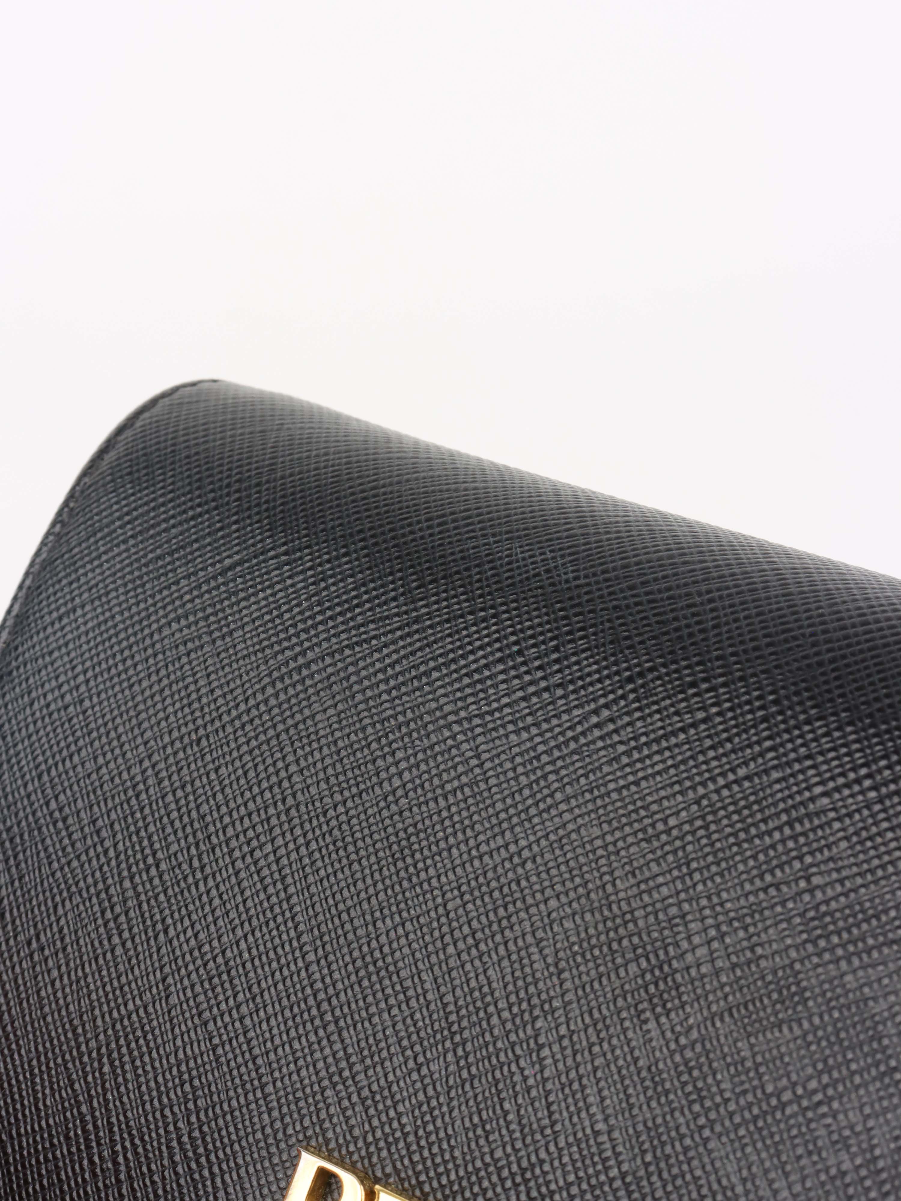 Prada Black Mini Saffiano Leather bag