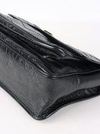 Saint Laurent Black Vintage Leather Medium Nikki Bag