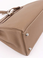 Hermes Etoupe Kelly 28 in Togo leather PHW.