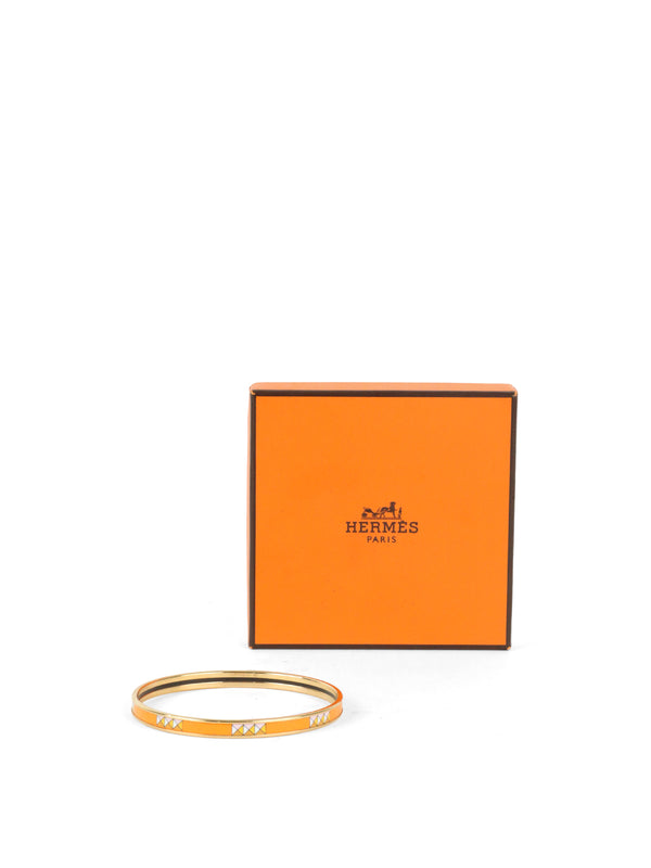 Hermes Orange Bangle