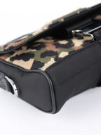 Dolce and Gabbana Leopard Jacquard Crossbody Bag.