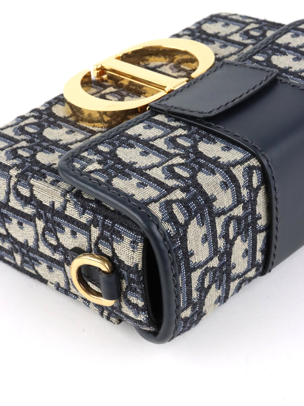 Dior Box 30 Montaigne Navy Oblique  Bag