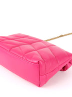 Saint Laurent Bright Pink Toy Puffer Bag