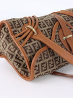 Fendi Zucchino FF Top Handle Bag.