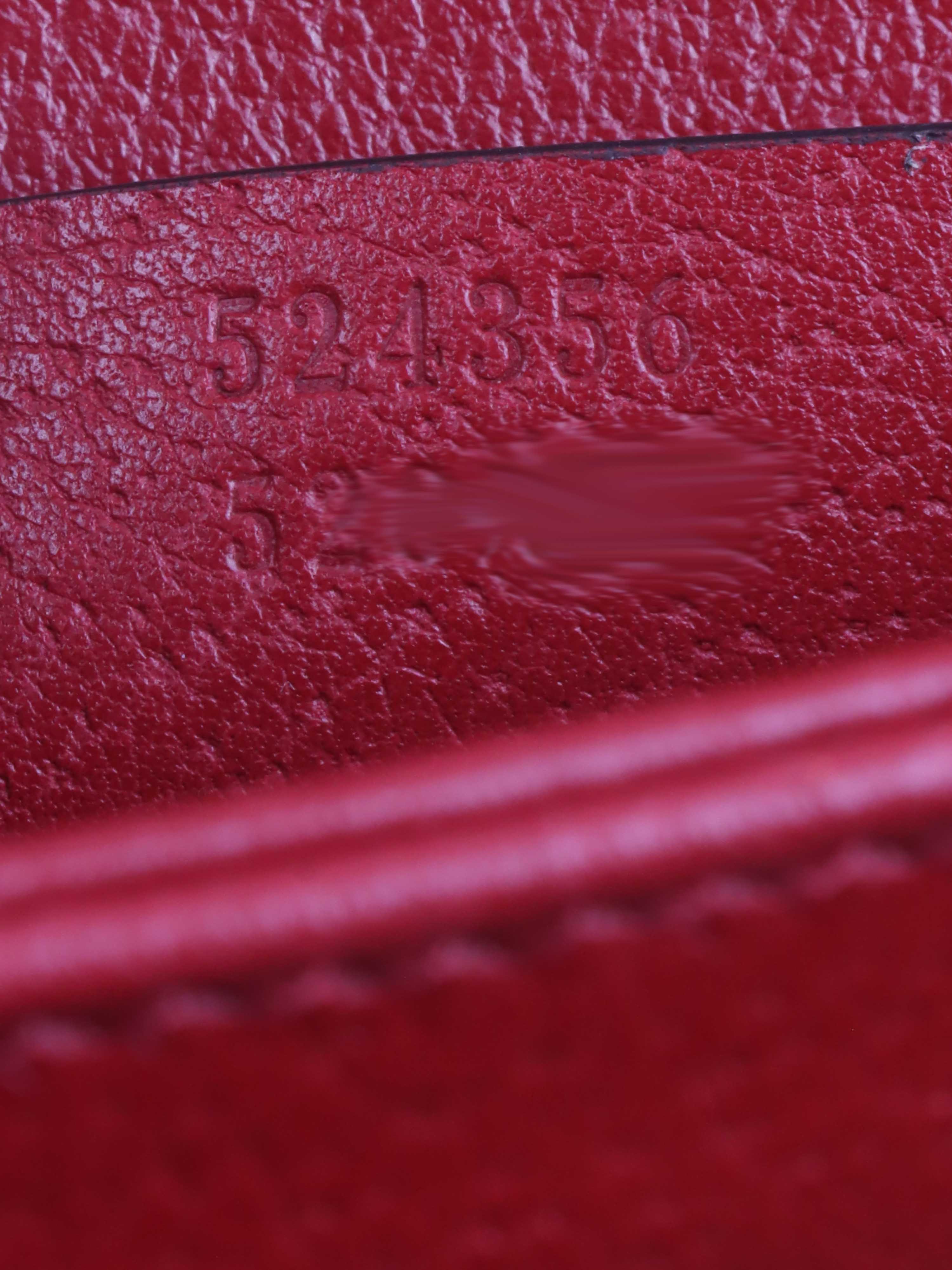 Gucci Queen Margaret Red Shoulder Bag.