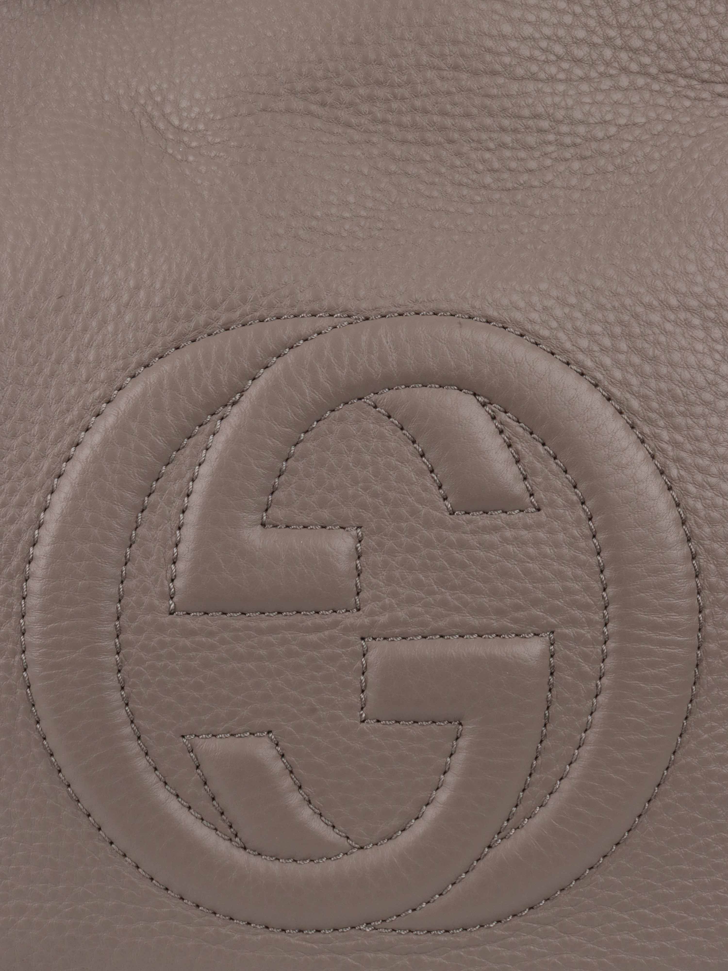 Gucci Soho Tote Medium in Grey.