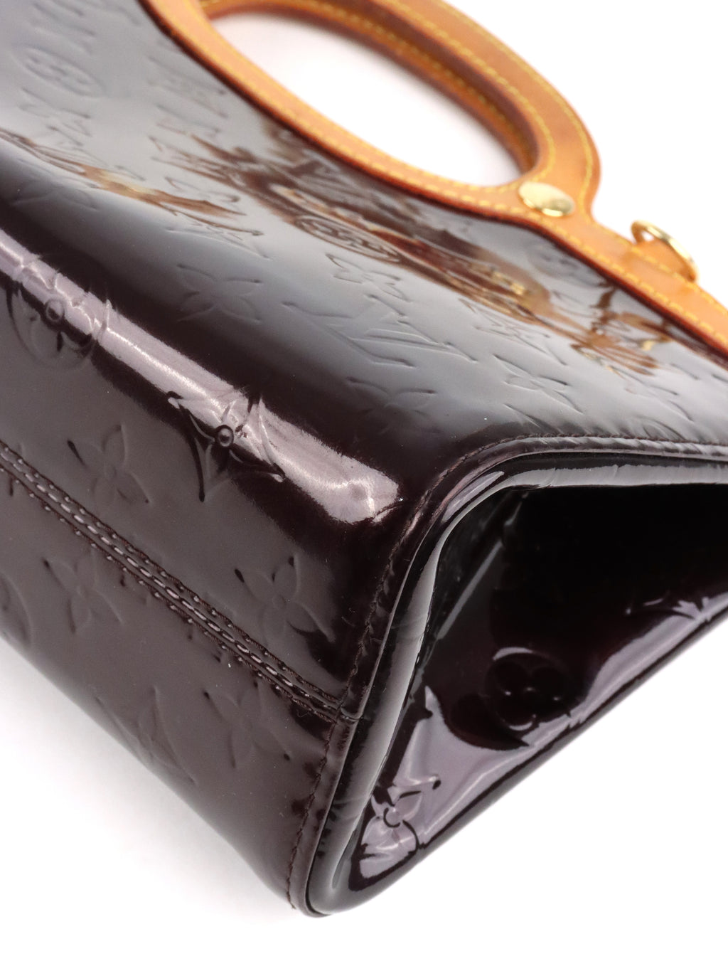 Louis Vuitton Amarante Monogram Vernis Roxbury Shoulder Clutch