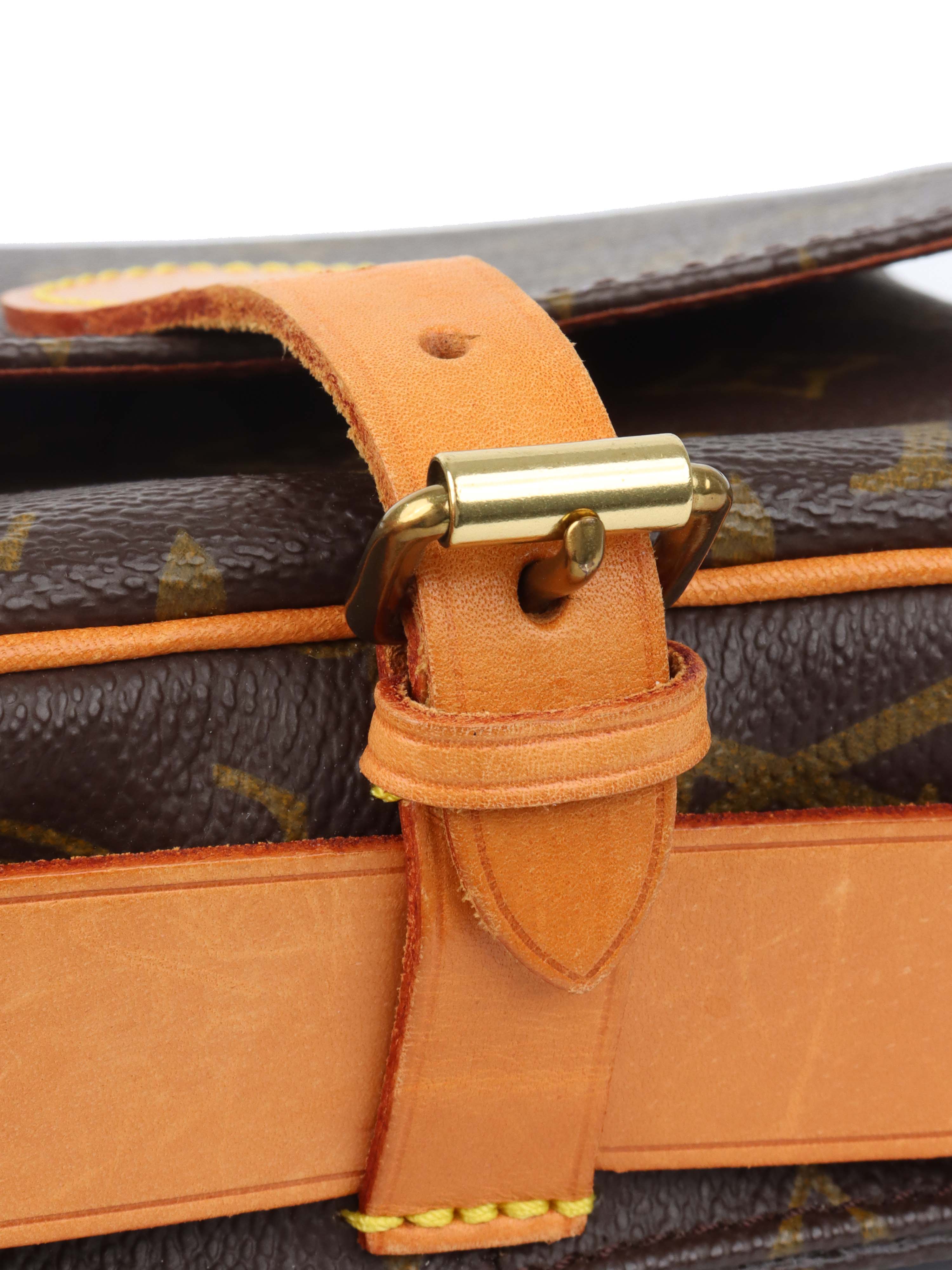 Louis Vuitton Monogram Cartouchiere PM Bag.
