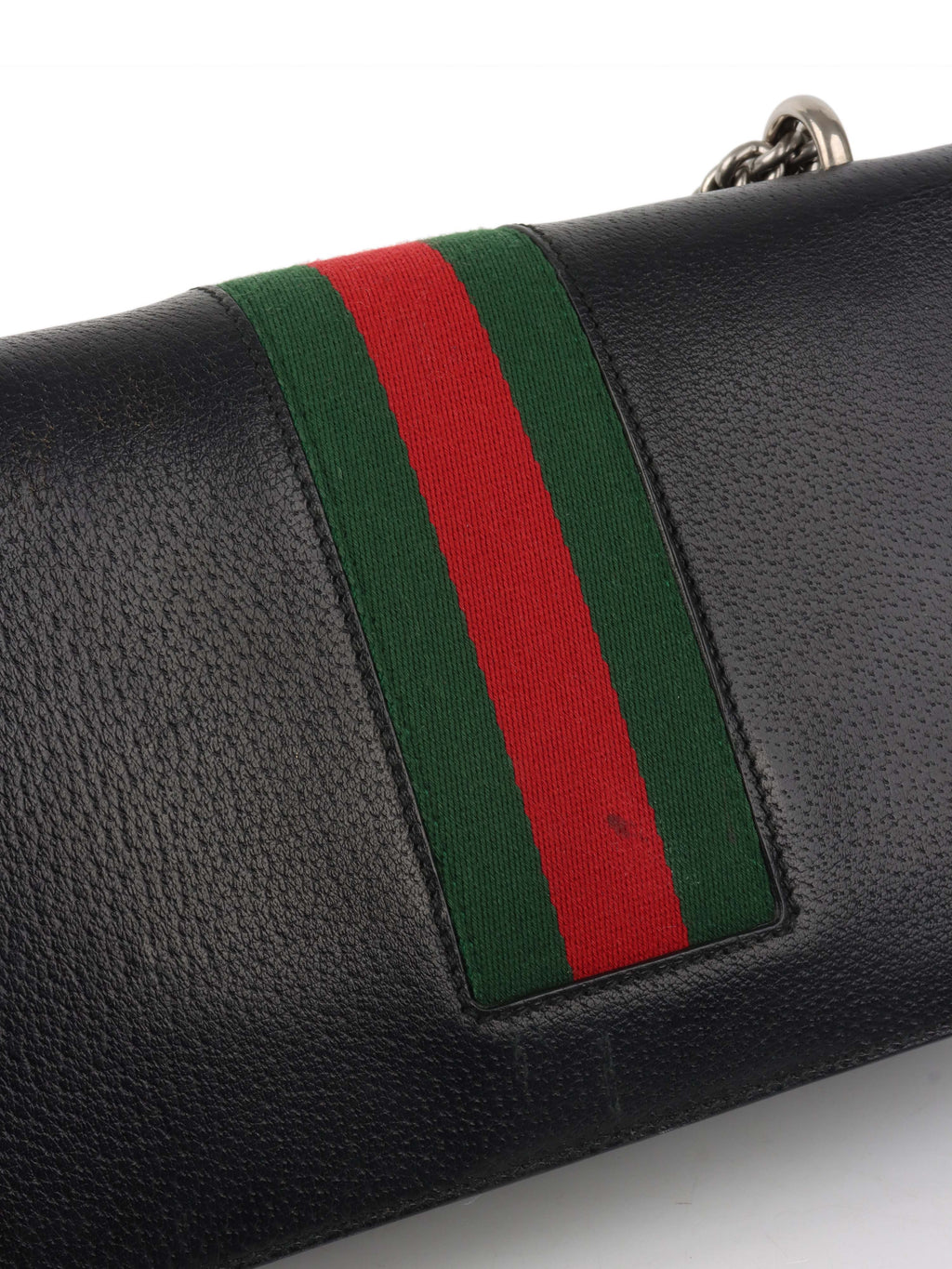 Gucci Small Black Dionysus Web Bag.