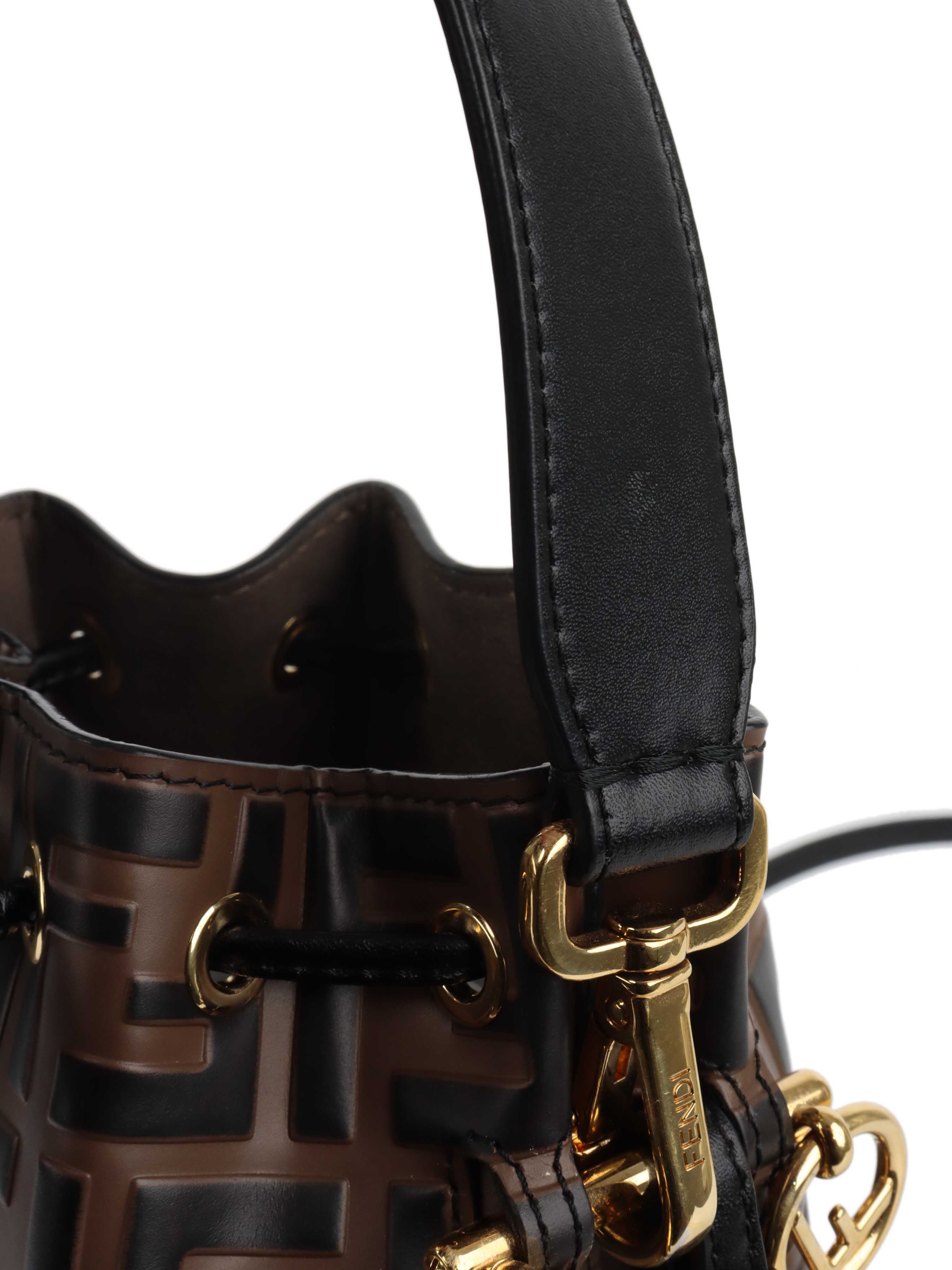 Fendi Mon Tresor Brown Leather Mini-bag.