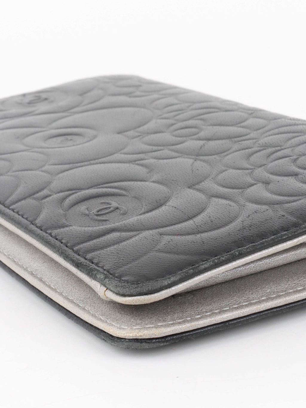Chanel Black Camellia Wallet.