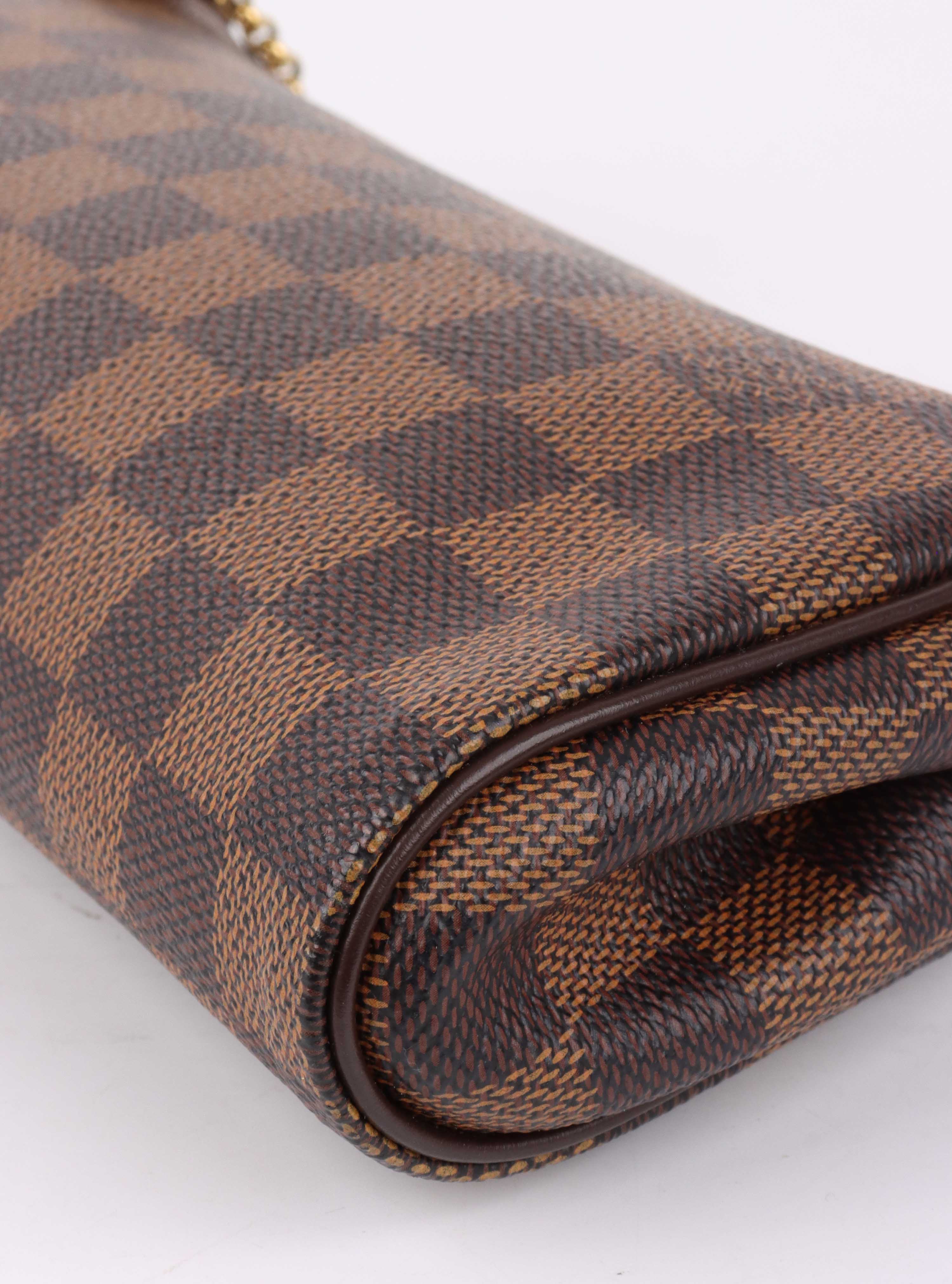 Louis Vuitton Damier Ebene Eva Bag.