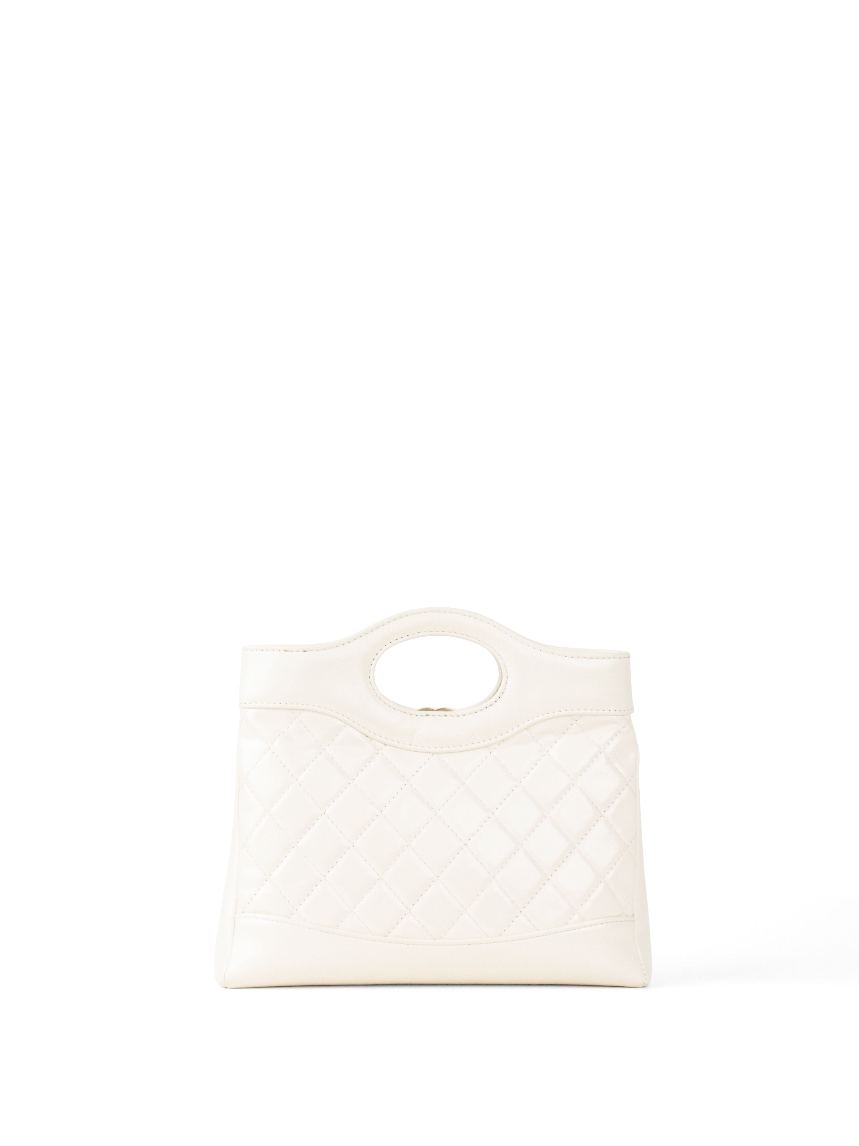 Chanel Small White 31 Shopping Bag