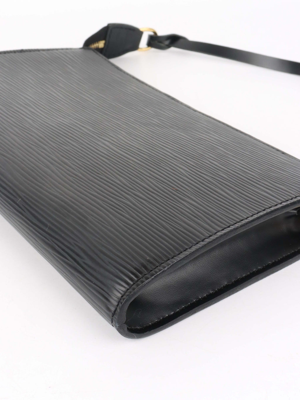 Louis Vuitton Black Epi Leather Pochette Accessoires.