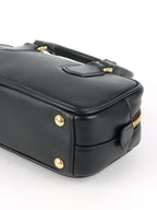 Miu Miu Black Small Arcadie Leather Bag