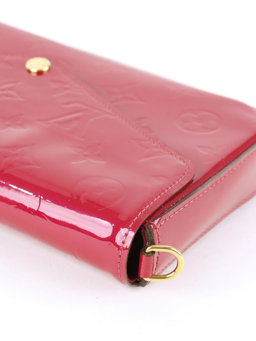 Louis Vuitton Magenta Pink Vernis Pochette Felicie