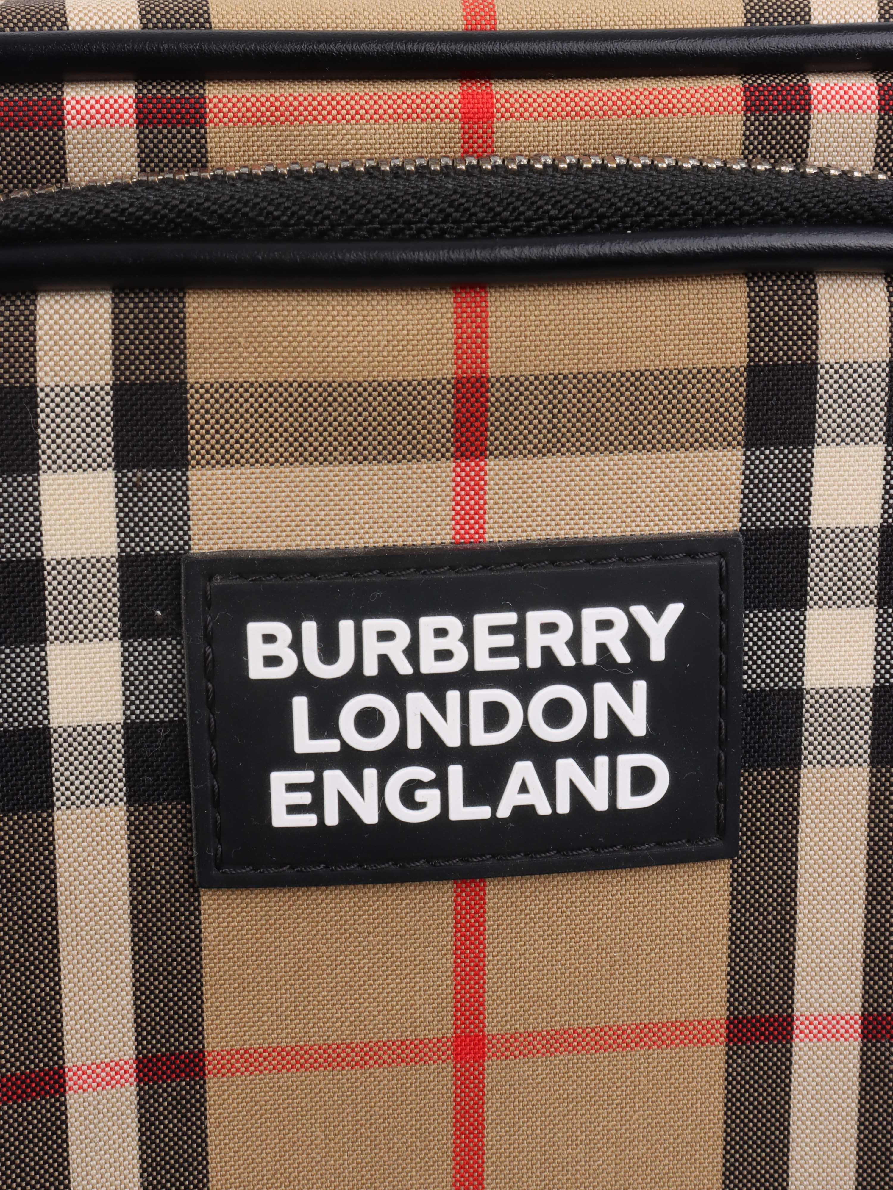Burberry Vintage Check and Leather Crossbody Bag