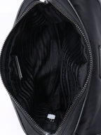 Prada Black Re-Nylon and Saffiano Leather Shoulder bag