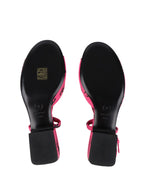 Chanel Dark Pink & Black Sandal