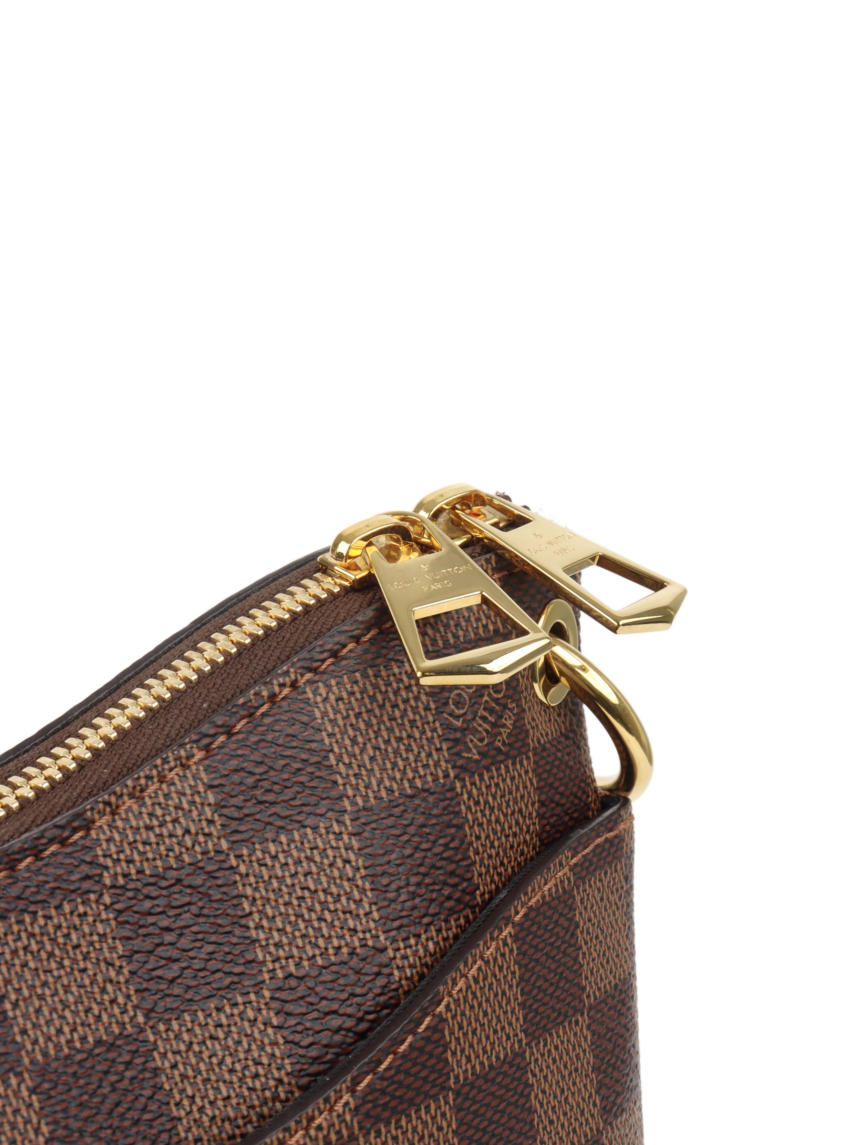 Louis Vuitton Black Damier Ebene Odeon PM Bag.