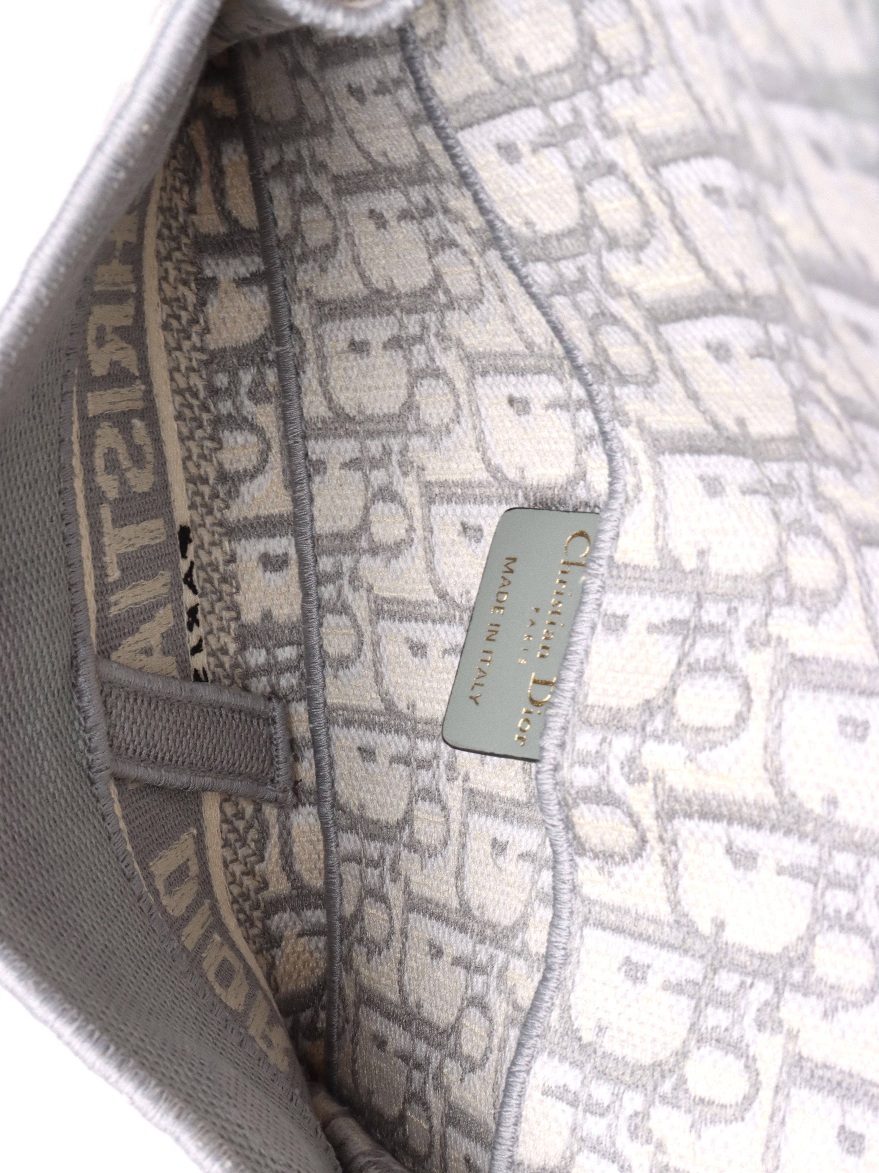 Dior Saddle Grey Belt Pouch.