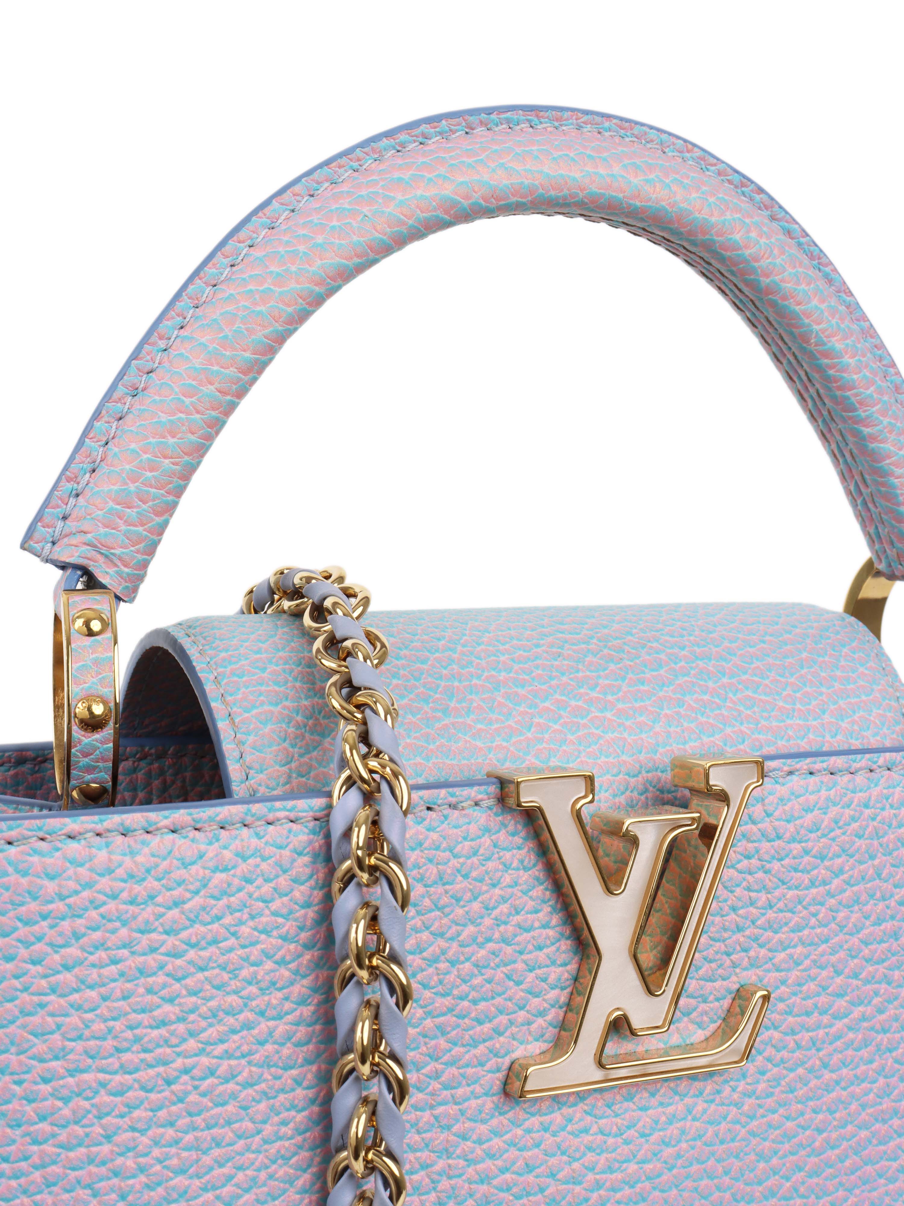 Louis Vuitton Pink & Blue Capucines.