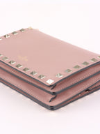 Valentino Garavani Pink Rockstud Cross Body Bag.