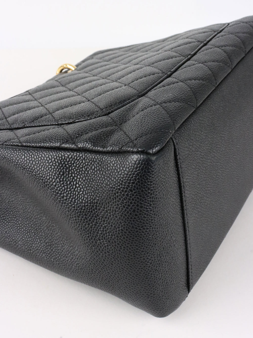Chanel Black Caviar Grand Shopping Tote