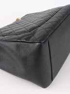 Chanel Black Caviar Grand Shopping Tote