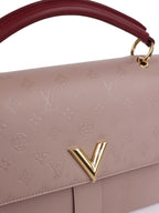 Louis Vuitton Taupe & Red Very One Handle Bag.