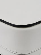 Burberry White Satchel Bag.