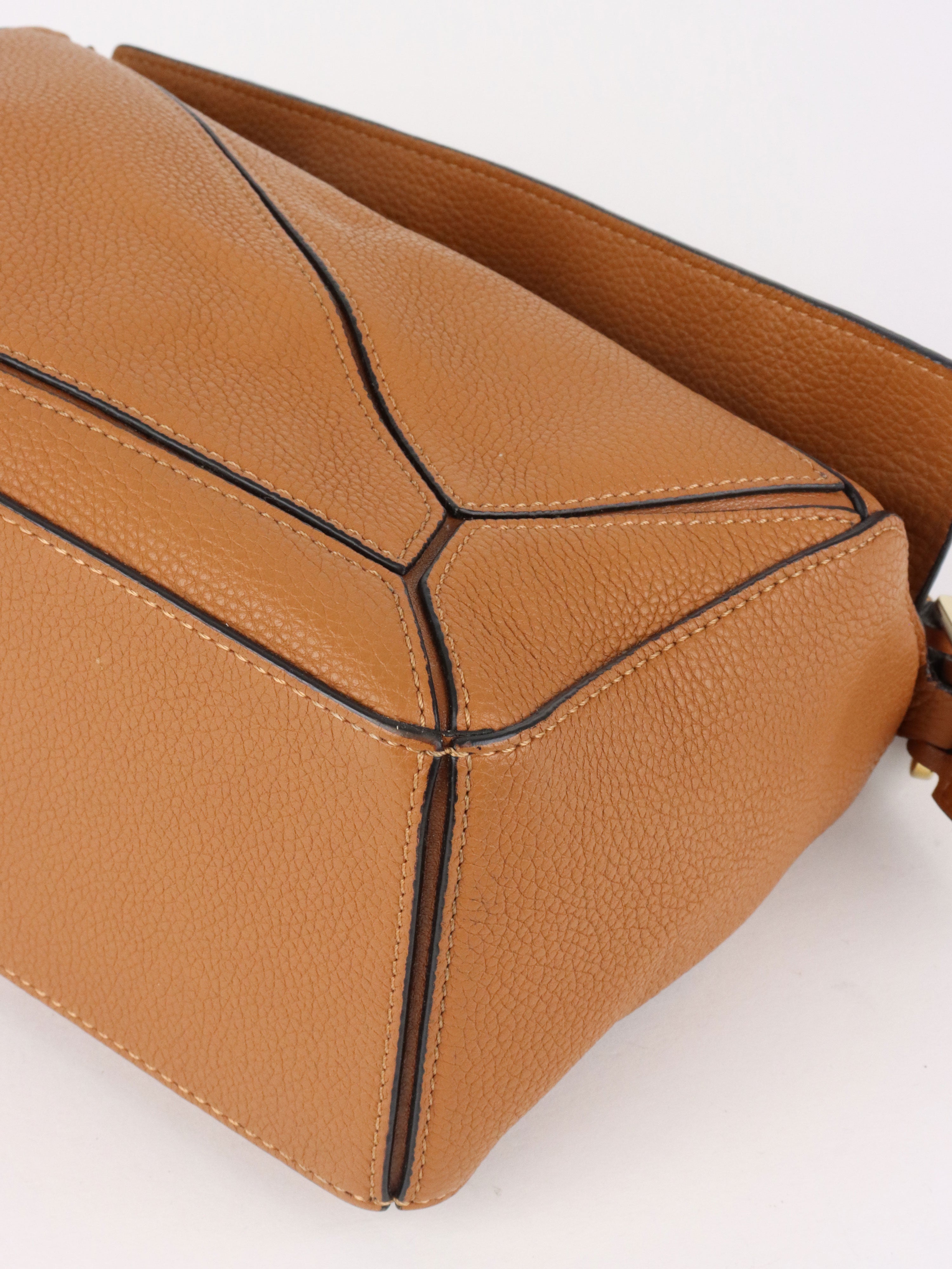 Loewe Small Tan Puzzle Bag