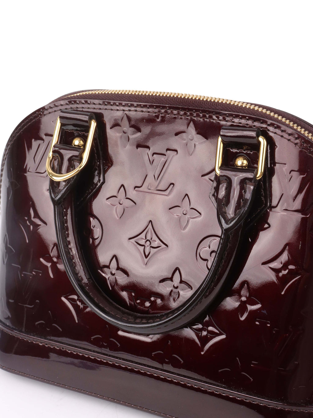 Louis Vuitton Vernis Alma BB Monogram Patent Leather.