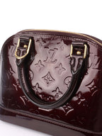 Louis Vuitton Vernis Alma BB Monogram Patent Leather.