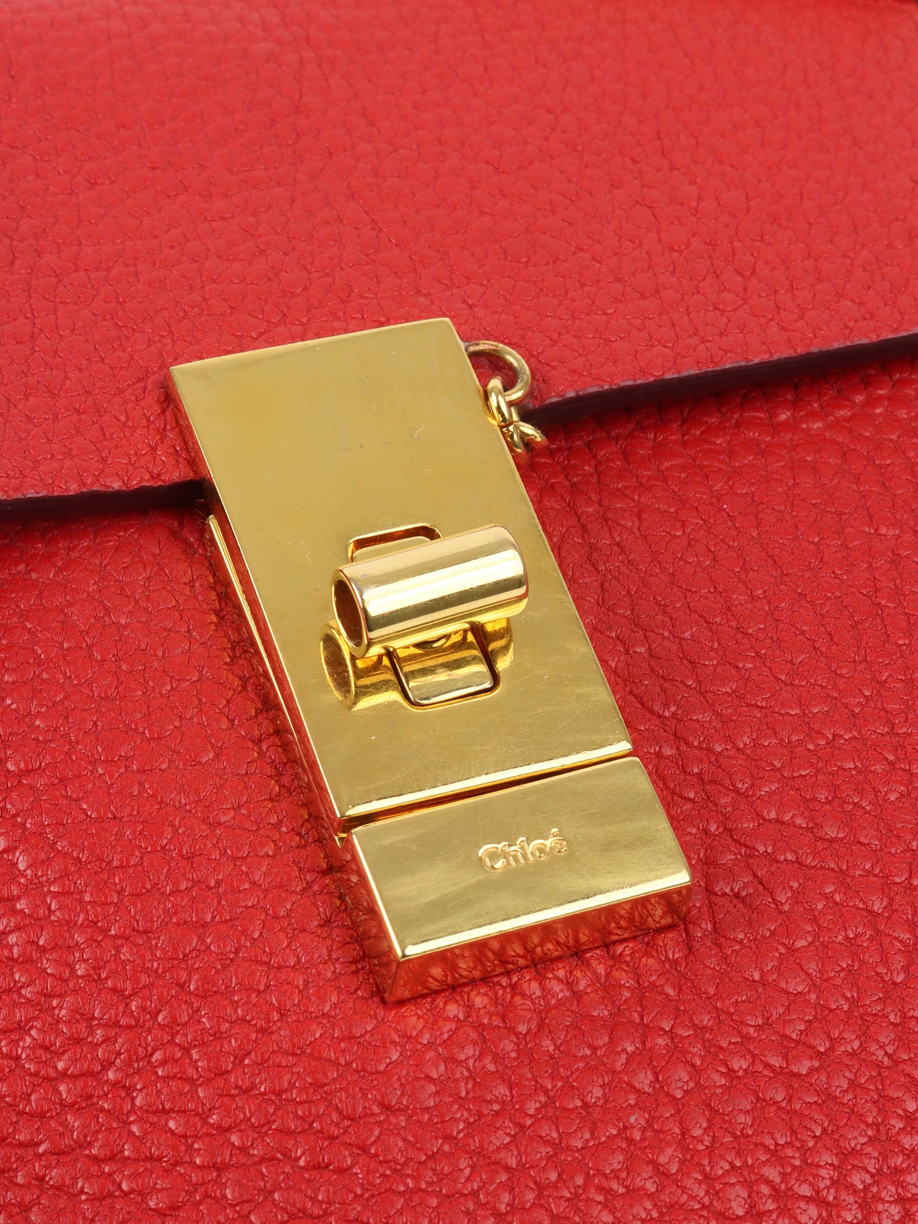 Chloe Red Shoulder Bag.