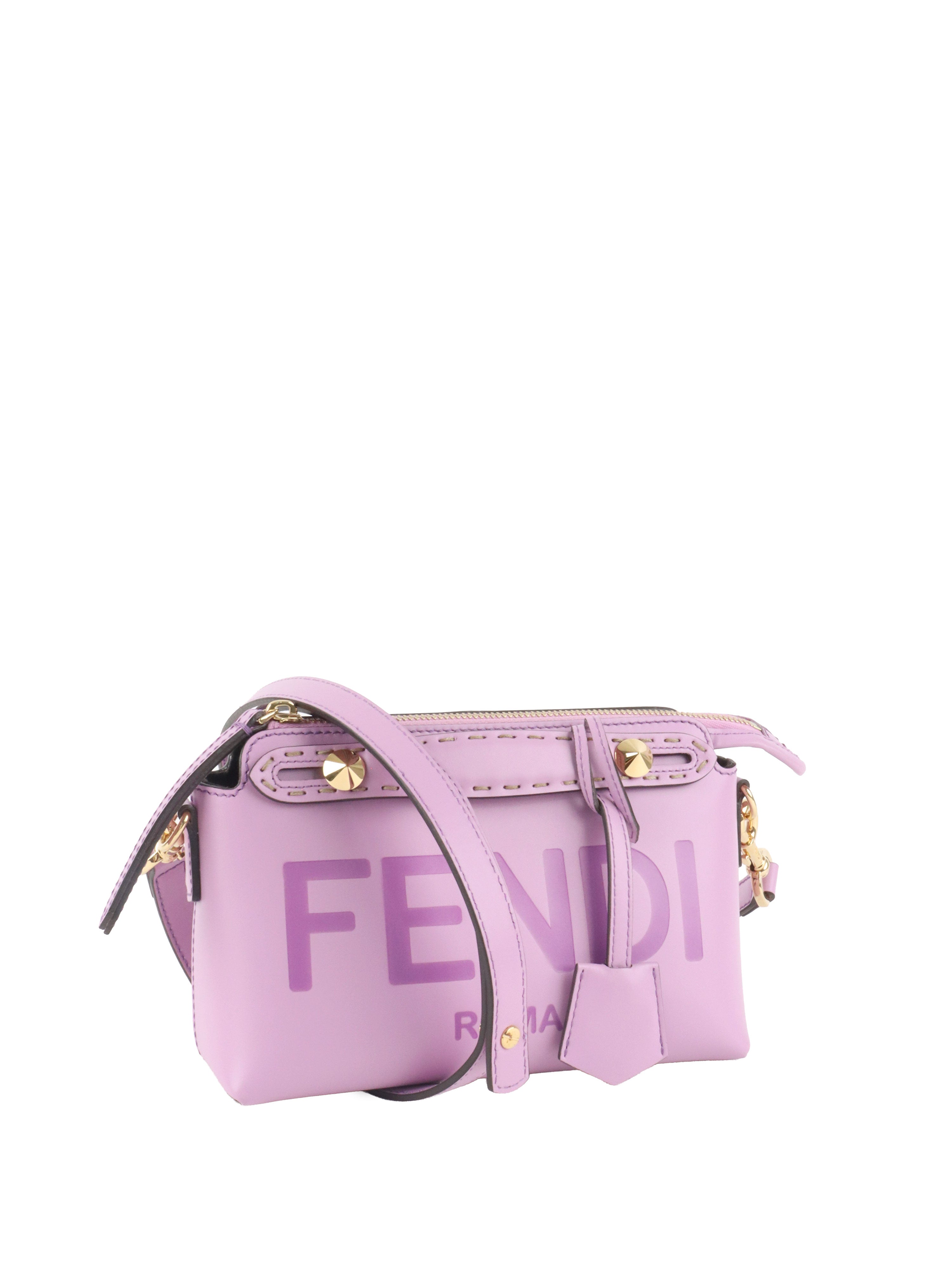 Fendi Lilac By the Way Mini Leather Shoulder Bag.