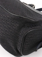 Dior Black Vintage Canvas Pocket Bag.