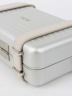 Dior x RIMOWA Silver Personal Clutch Case.