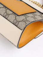 Gucci Small White GG Padlock Shoulder Bag